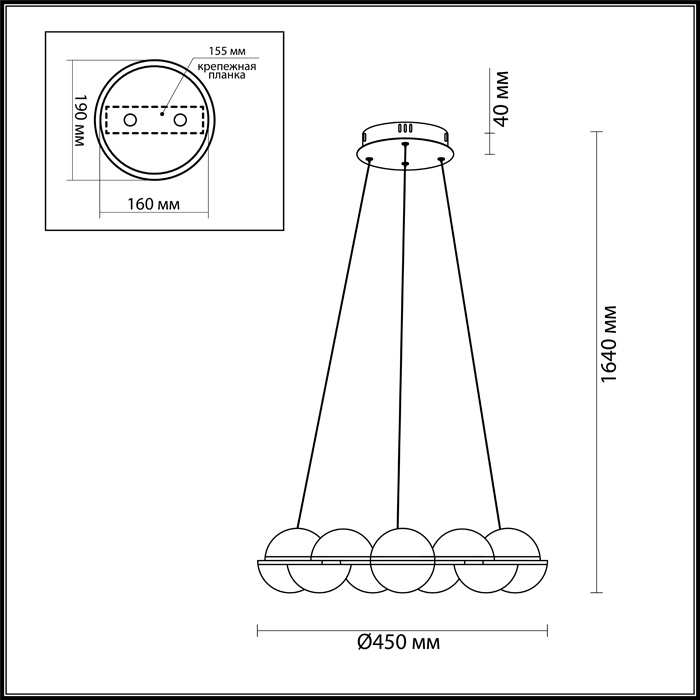 Подвесная светодиодная люстра Odeon Light Conti 4106/64L в Санкт-Петербурге