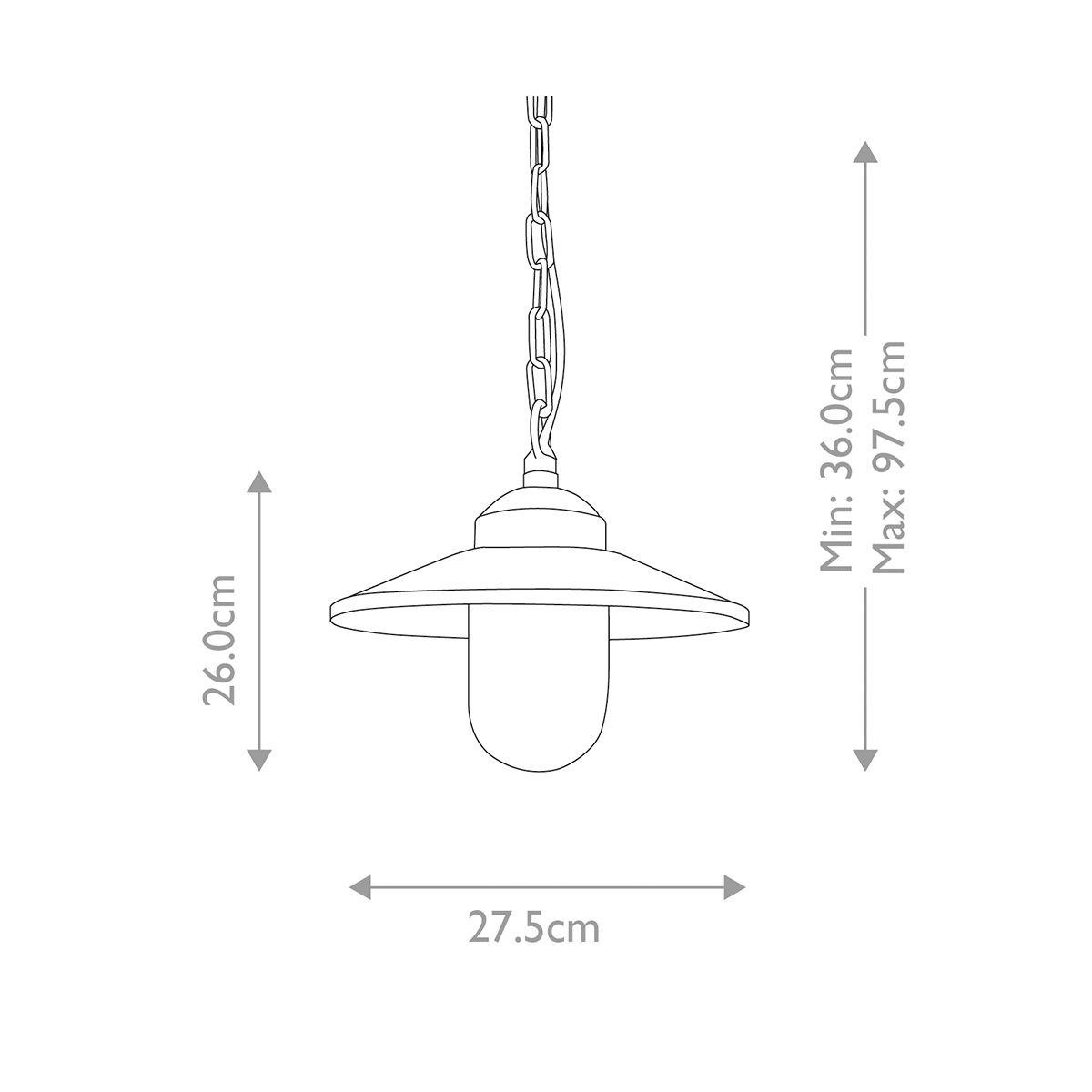 Уличный подвесной светильник Elstead Lighting Klampenborg KLAMPENBORG8 в Санкт-Петербурге