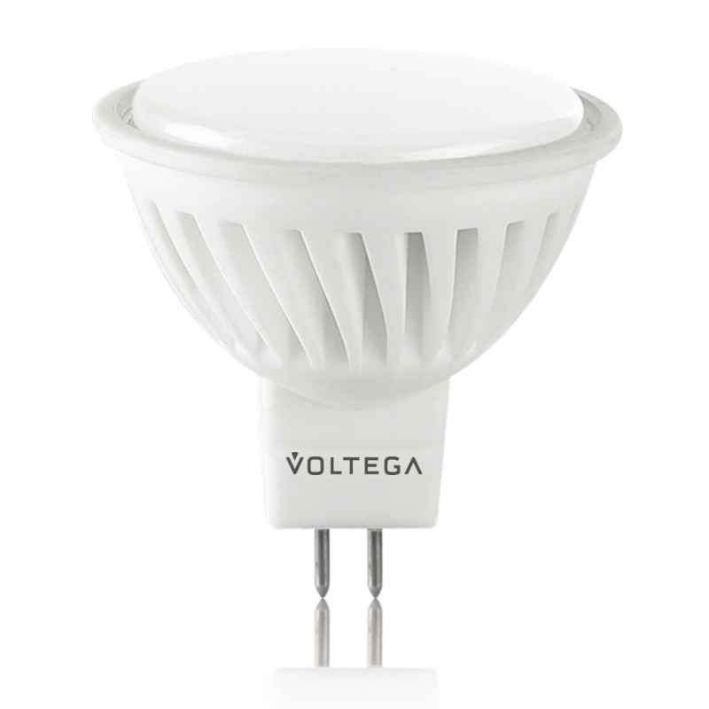 Лампа светодиодная Voltega GU5.3 7W 2800К полусфера матовая VG1-S2GU5.3warm7W 4698 в Санкт-Петербурге
