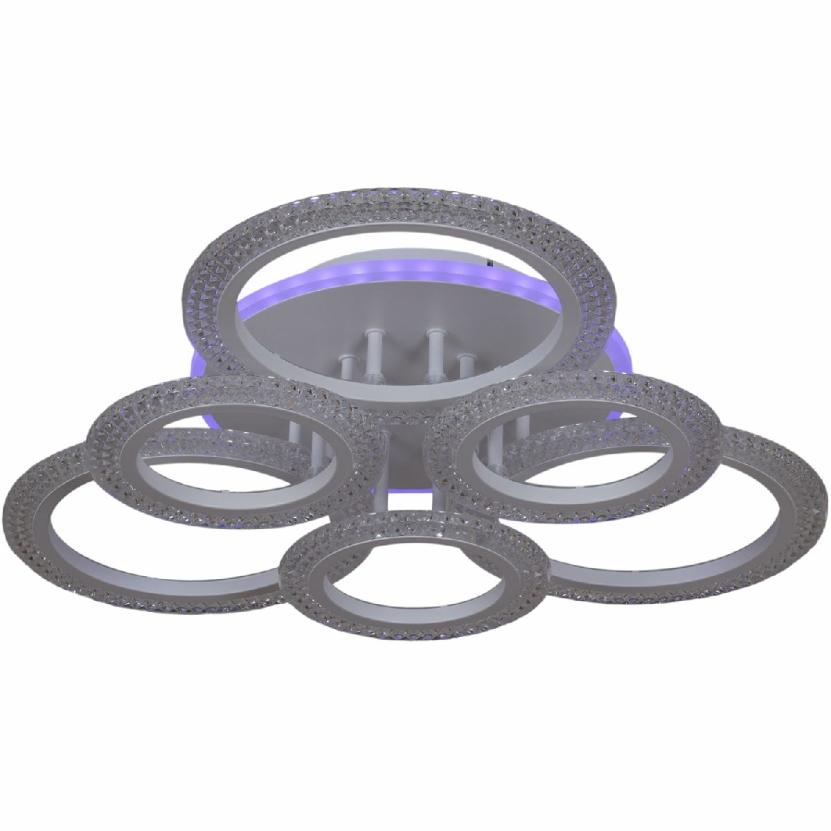 Потолочная люстра Reluce 08488-0.3-3+3CRGB WH(RGB) в Санкт-Петербурге