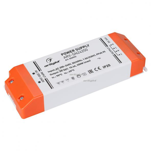Блок питания Arlight ARV-SN24250 (24V, 10.4A, 250W, PFC) 022923 в Санкт-Петербурге