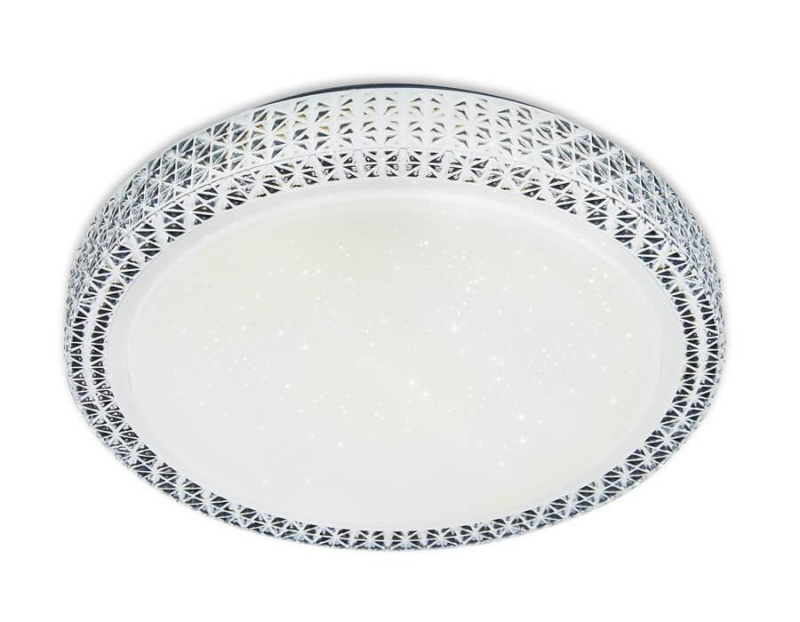 Потолочный светодиодный светильник Ambrella Light Orbital Crystal F86 WH 72W D500 в Санкт-Петербурге