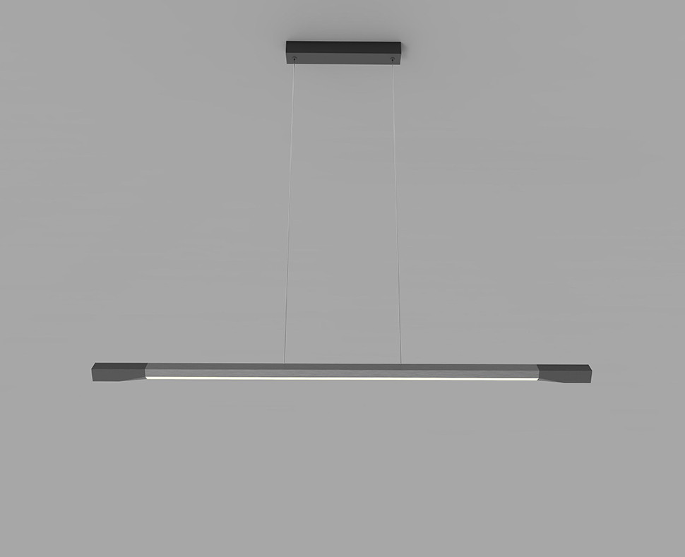 Линейный подвесной светильник Italline IT013-6020 black/silver 3000K в Санкт-Петербурге