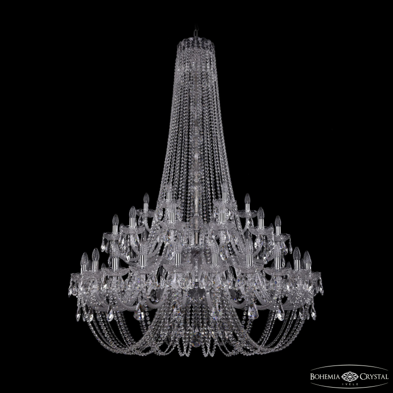 Подвесная люстра Bohemia Ivele Crystal 1406/24+12+6/460/h-177/2d Ni в Санкт-Петербурге