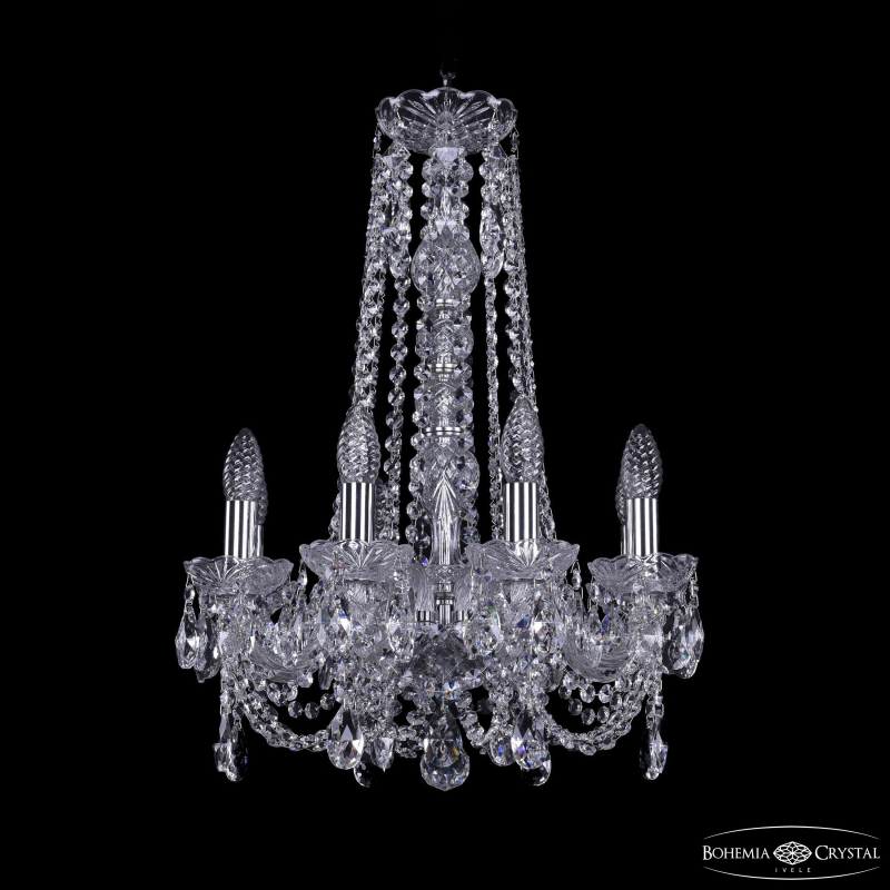 Подвесная люстра Bohemia Ivele Crystal 1406/8/141/h-57 Ni в Санкт-Петербурге