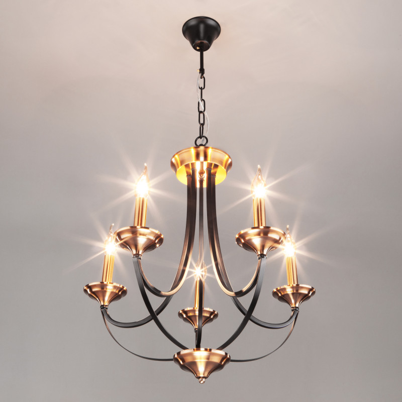 Подвесная люстра Eurosvet 60098/5 черный в Санкт-Петербурге