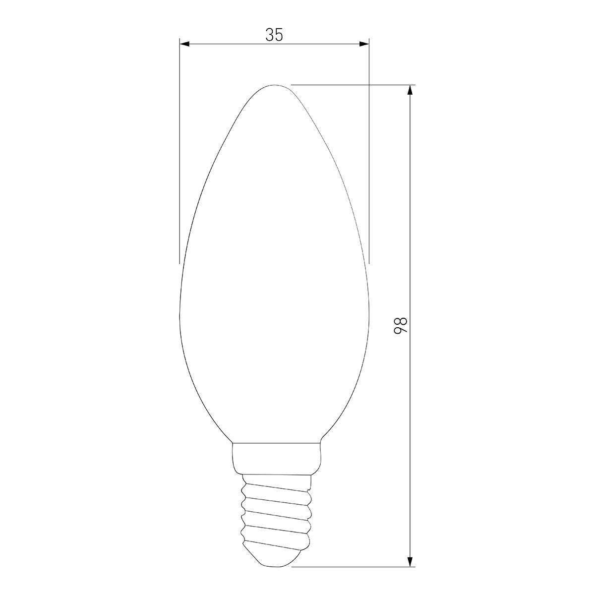 Лампа светодиодная филаментная Elektrostandard BLE1426 E14 9W 4200K прозрачная 4690389151255 в Санкт-Петербурге