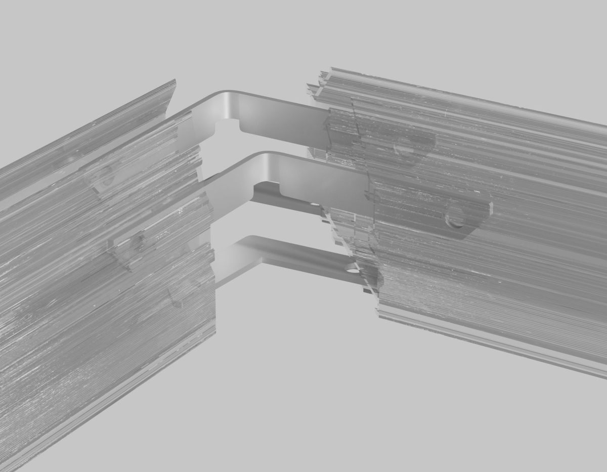 Комплект угловых вертикальных и горизонтальных соединителей 90 для магнитного шинопровода 4шт Ambrella Light Track System GL2015 в #REGION_NAME_DECLINE_PP#