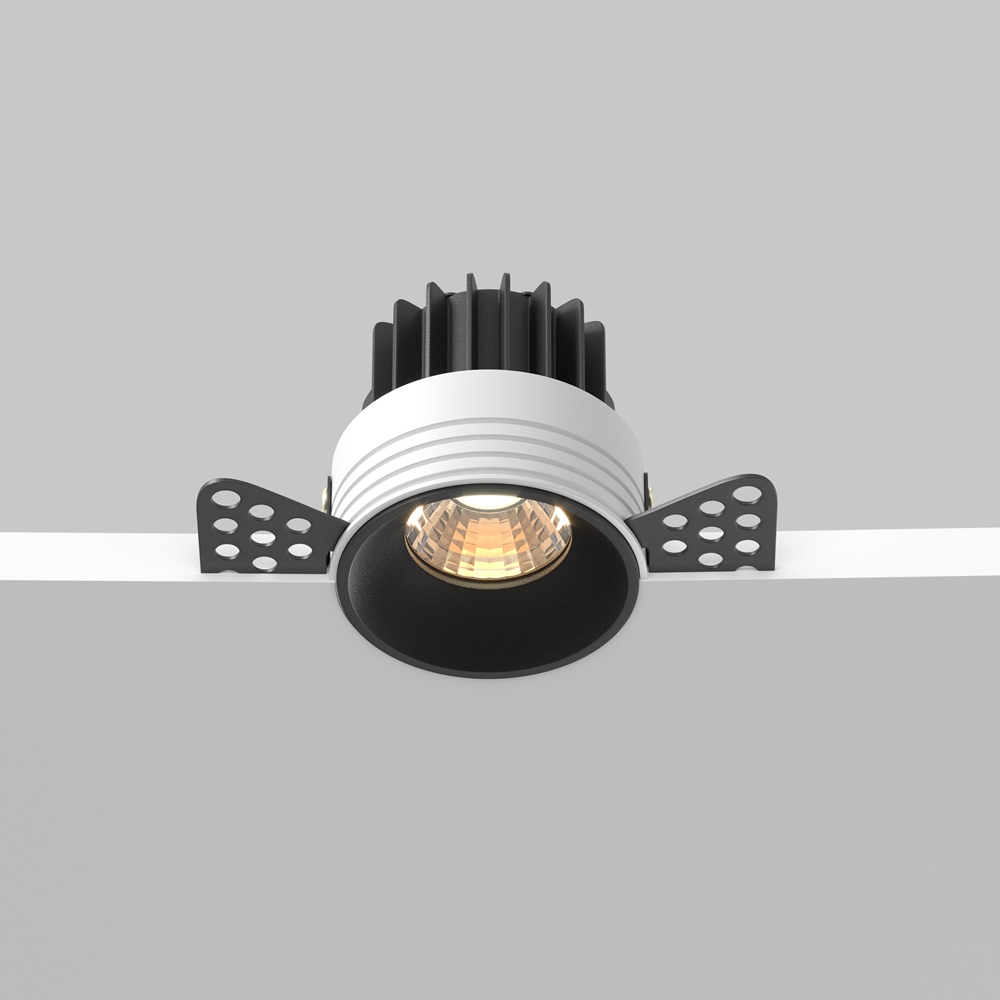 Встраиваемый светильник Maytoni Technical Downlight Round DL058-7W3K-TRS-B в #REGION_NAME_DECLINE_PP#