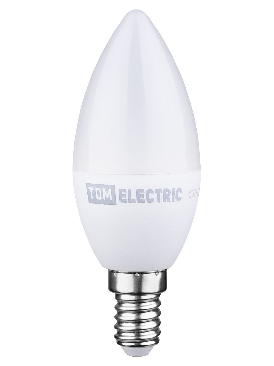 Лампа светодиодная диммируемая TDM Electric Е14 6W 4000K прозрачная SQ0340-0198 в Санкт-Петербурге