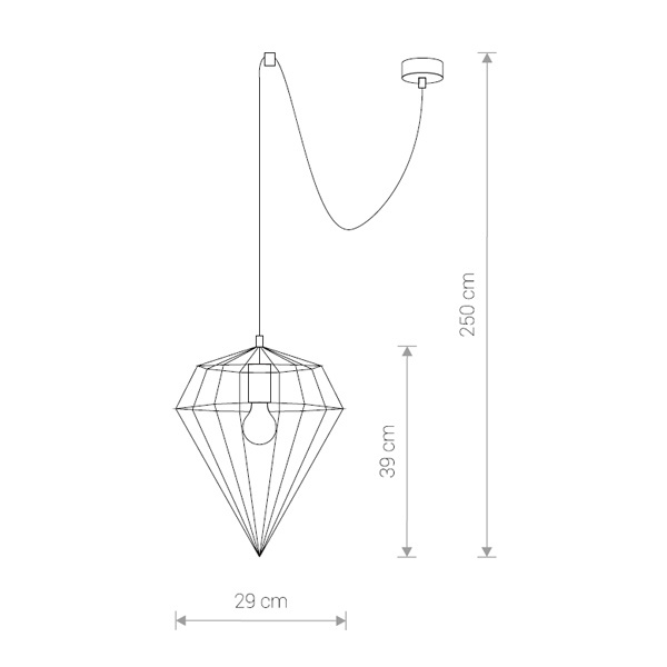 Подвесной светильник Nowodvorski Wood Diamond 9372 в Санкт-Петербурге