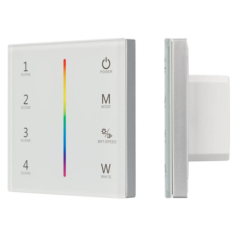 Панель Arlight Sens Smart-P22-RGBW White (12-24V, 4x3A, 2.4G) 025168 в Санкт-Петербурге