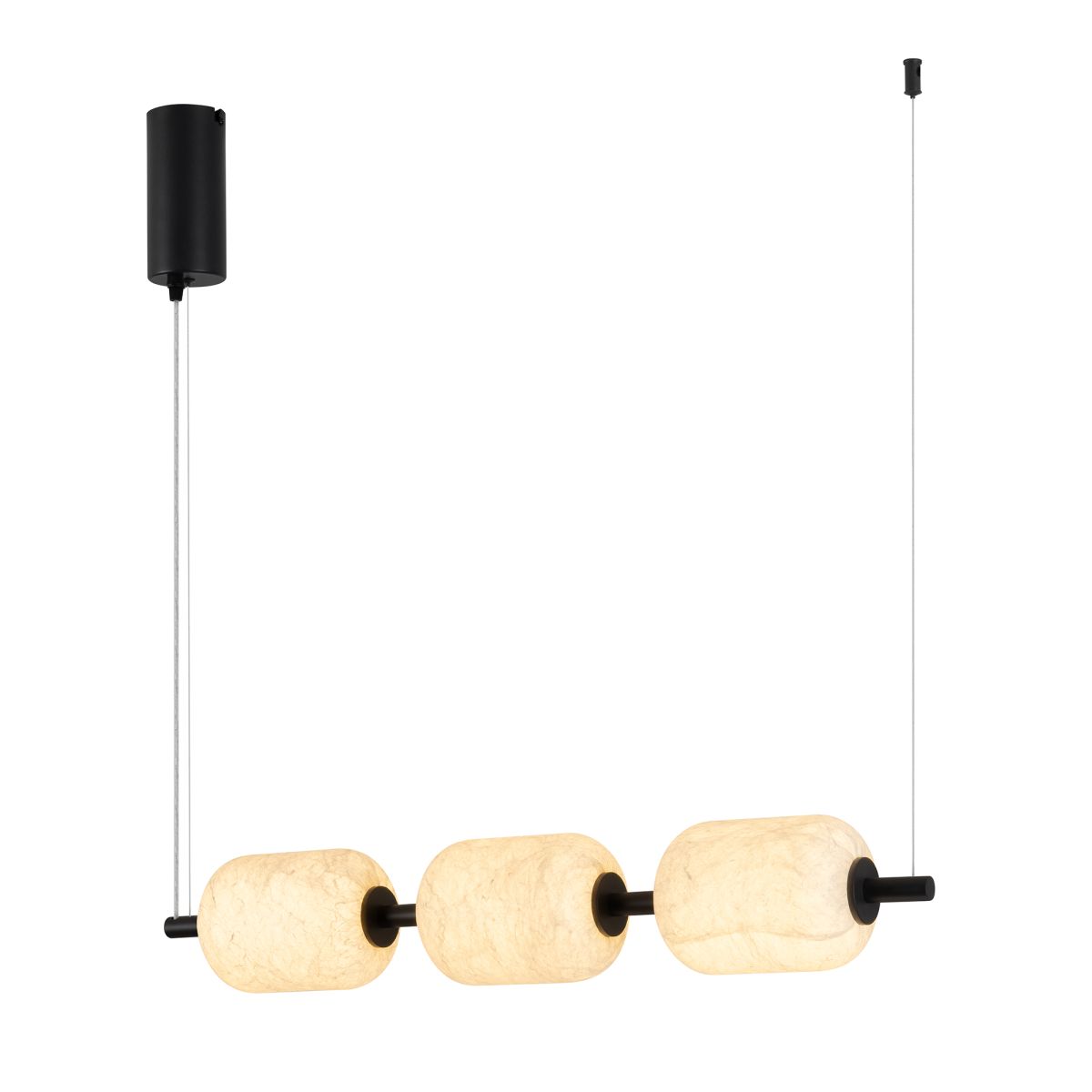 Подвесной светильник Arlight SP-CARAMELA-HANG-L720-12W Warm2700 (BK, 360 deg, 230V) (IP20, Натуральный шелк) 056885 в Санкт-Петербурге