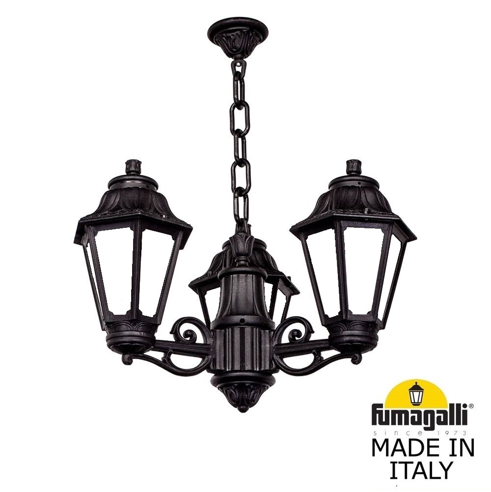 Уличный подвесной светильник Fumagalli SICHEM/ANNA 3L E22.120.S30.AYE27 в #REGION_NAME_DECLINE_PP#
