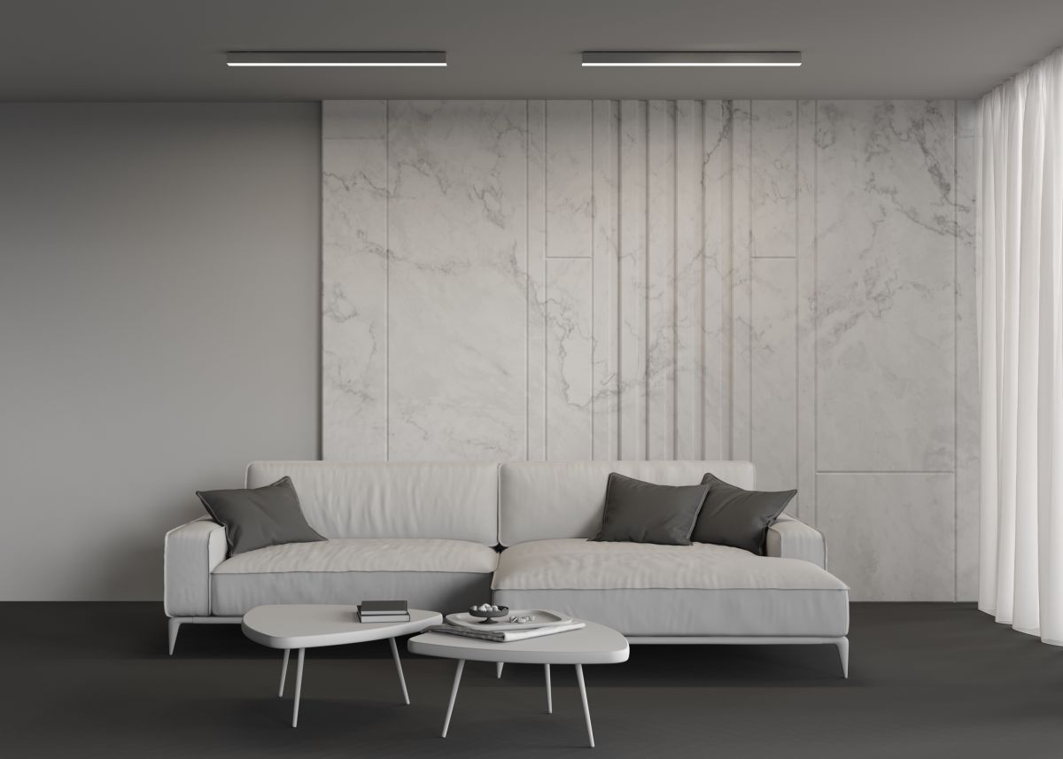 Линейный накладной светильник Maytoni Technical 4000K 50x50 (Серебро, 1 м) LL311020 в Санкт-Петербурге