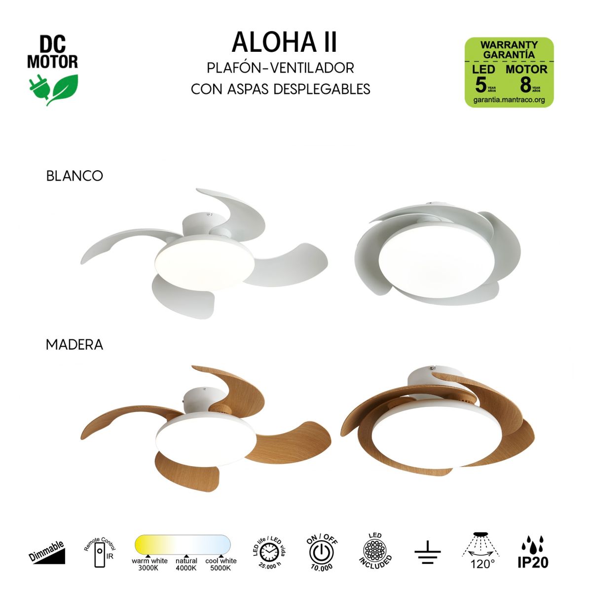 Люстра-вентилятор Mantra Aloha 9515 в #REGION_NAME_DECLINE_PP#