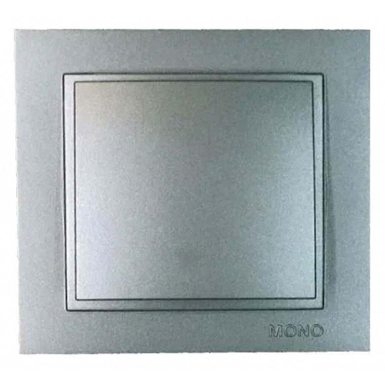 Выключатель одноклавишный Mono Electric Despina 10A 250В антрацит 102-242425-100 в Санкт-Петербурге