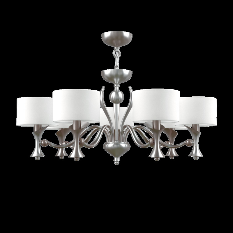Подвесная люстра с абажуром из ткани Lamp4you Modern 26 M3-07-DN-LMP-Y-19 в Санкт-Петербурге