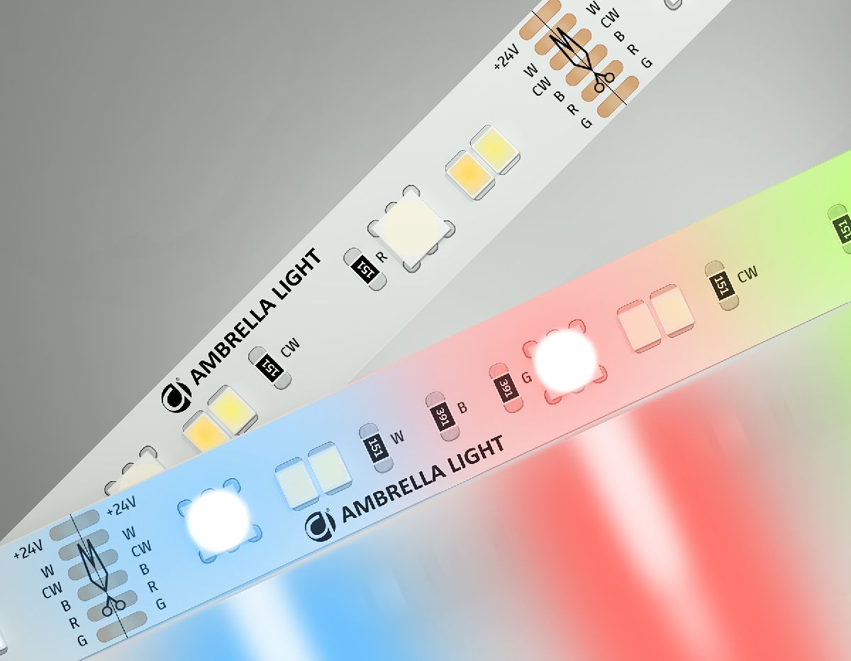 Светодиодная лента Ambrella Light LED Strip 24В 5050+2835 13Вт/м RGB+3000-6500K 5м IP20 GS4501 в Санкт-Петербурге