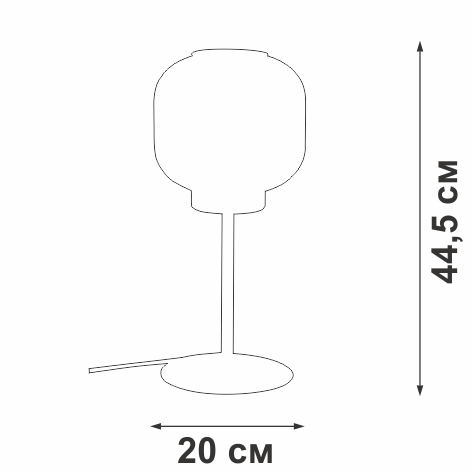 Настольная лампа Vitaluce V2885-8/1L в Санкт-Петербурге