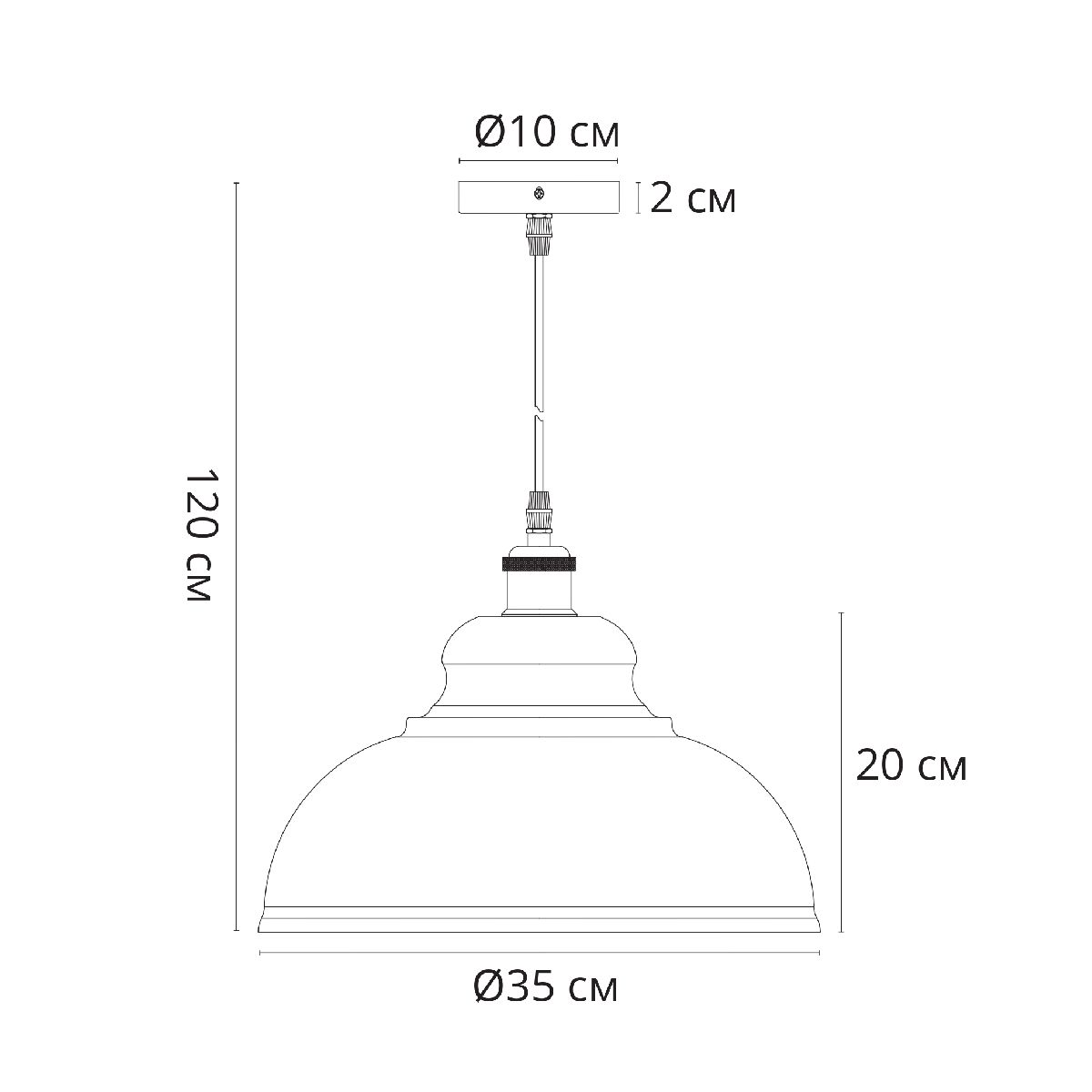 Подвесной светильник Arte Lamp Cappello A7039SP-1BK в #REGION_NAME_DECLINE_PP#