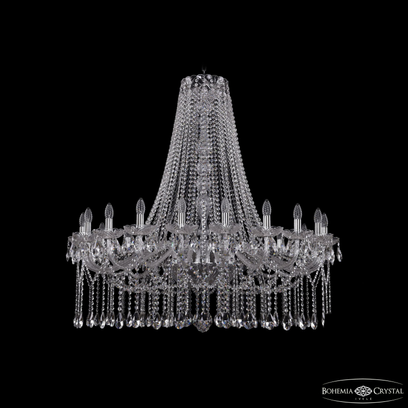 Подвесная люстра Bohemia Ivele Crystal 1413/20/400/h-113 Ni в Санкт-Петербурге