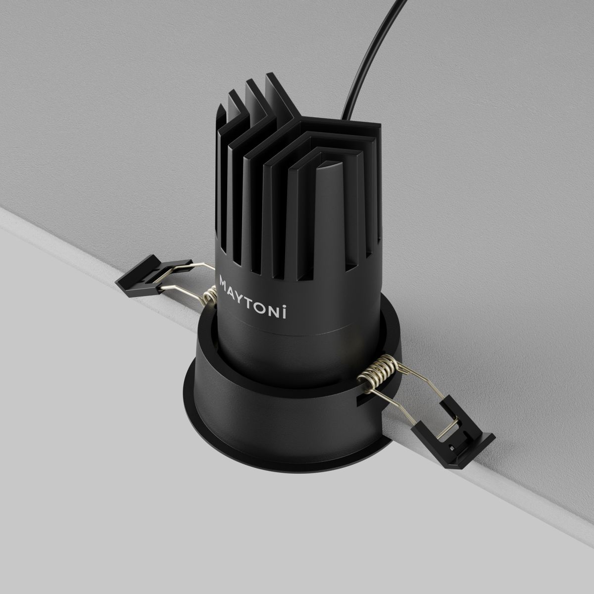 Встраиваемый светильник Maytoni Dip DL118-15W-2.7K-B в Санкт-Петербурге