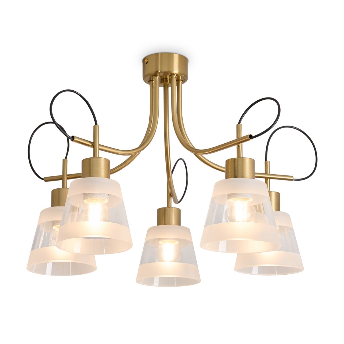 Потолочная люстра Freya Caramel FR5522PL-05BS в Санкт-Петербурге