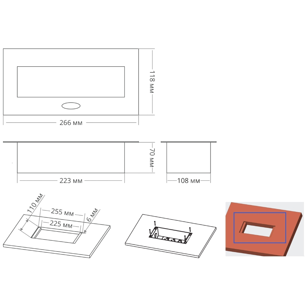 Блок розеток MX-226 (O) (2 секции, 1 USB и 1 type C) Mebax 00-00002603 в Санкт-Петербурге