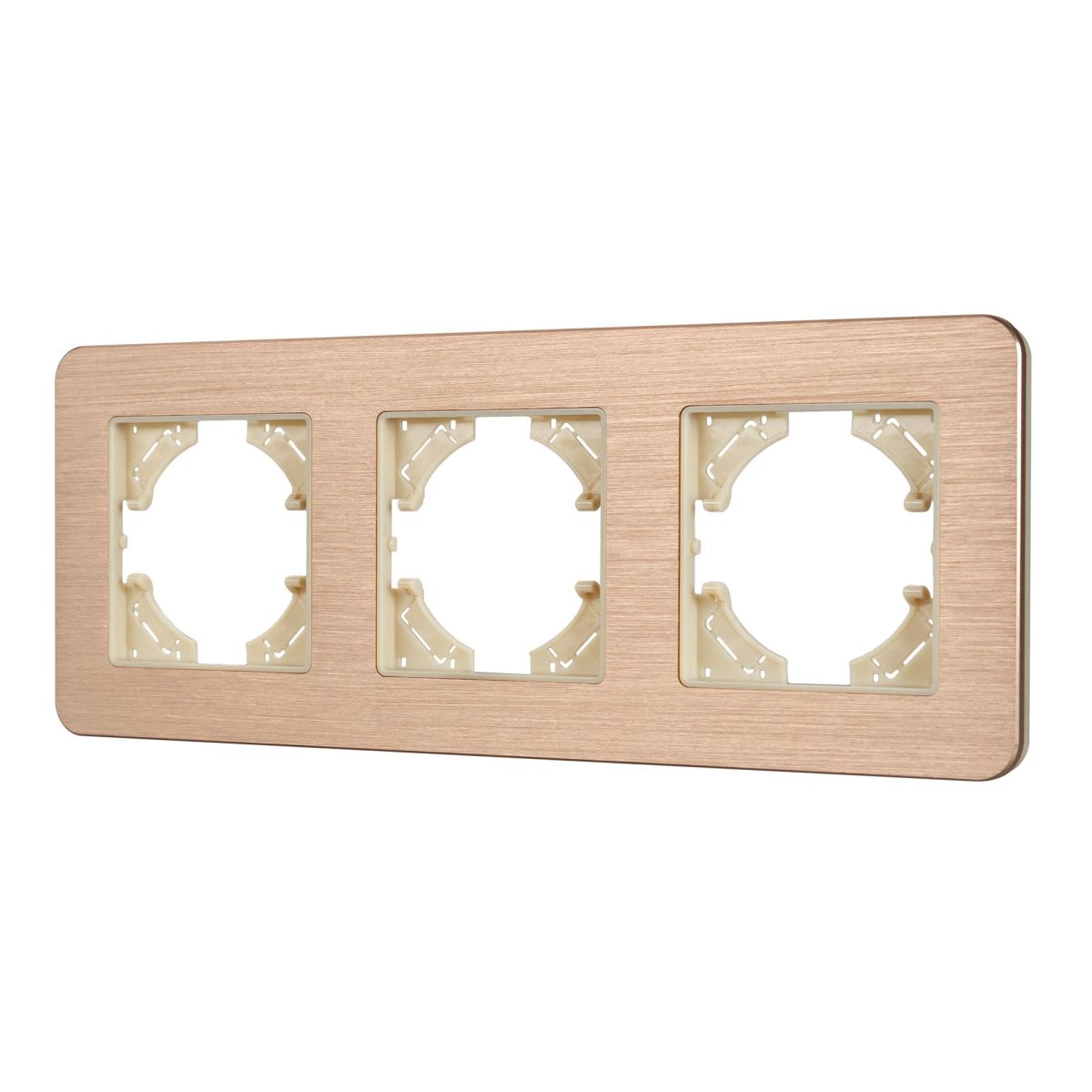 Рамка на 3 поста алюминиевая Arlight FRM-AKIRY-AL-3-GD 049730 в Санкт-Петербурге