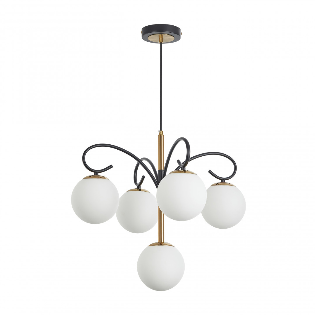 Подвесная люстра Arte Milano Neapolis 273808/4+1 BK/GD в Санкт-Петербурге