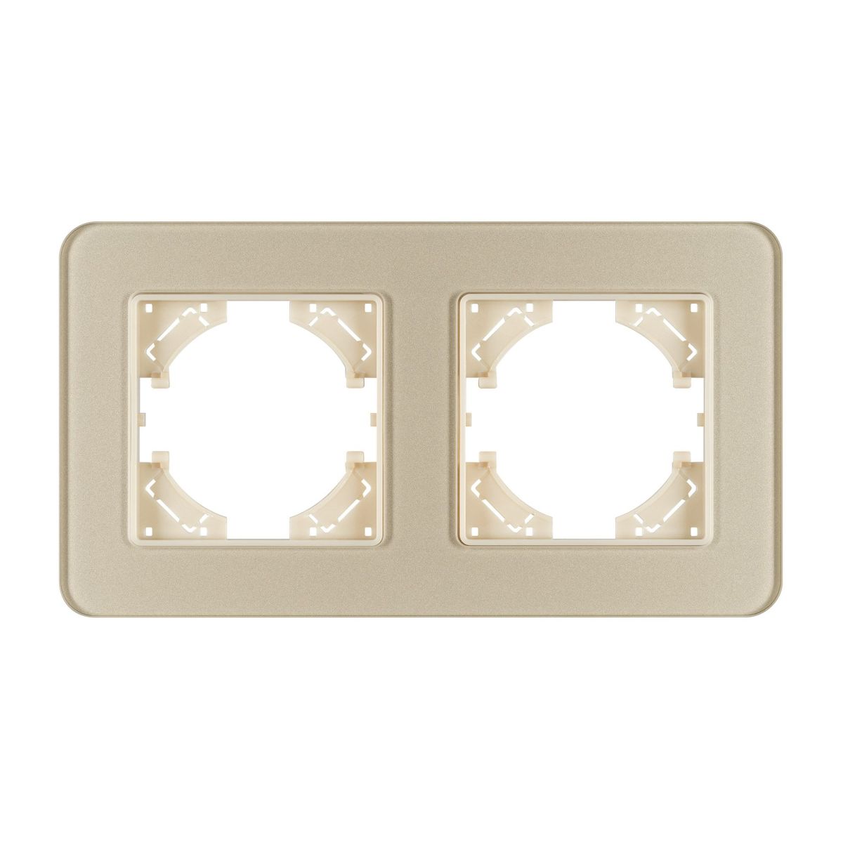 Рамка на 2 поста стеклянная Arlight FRM-OMALI-GS-2-GD 049695 в Санкт-Петербурге