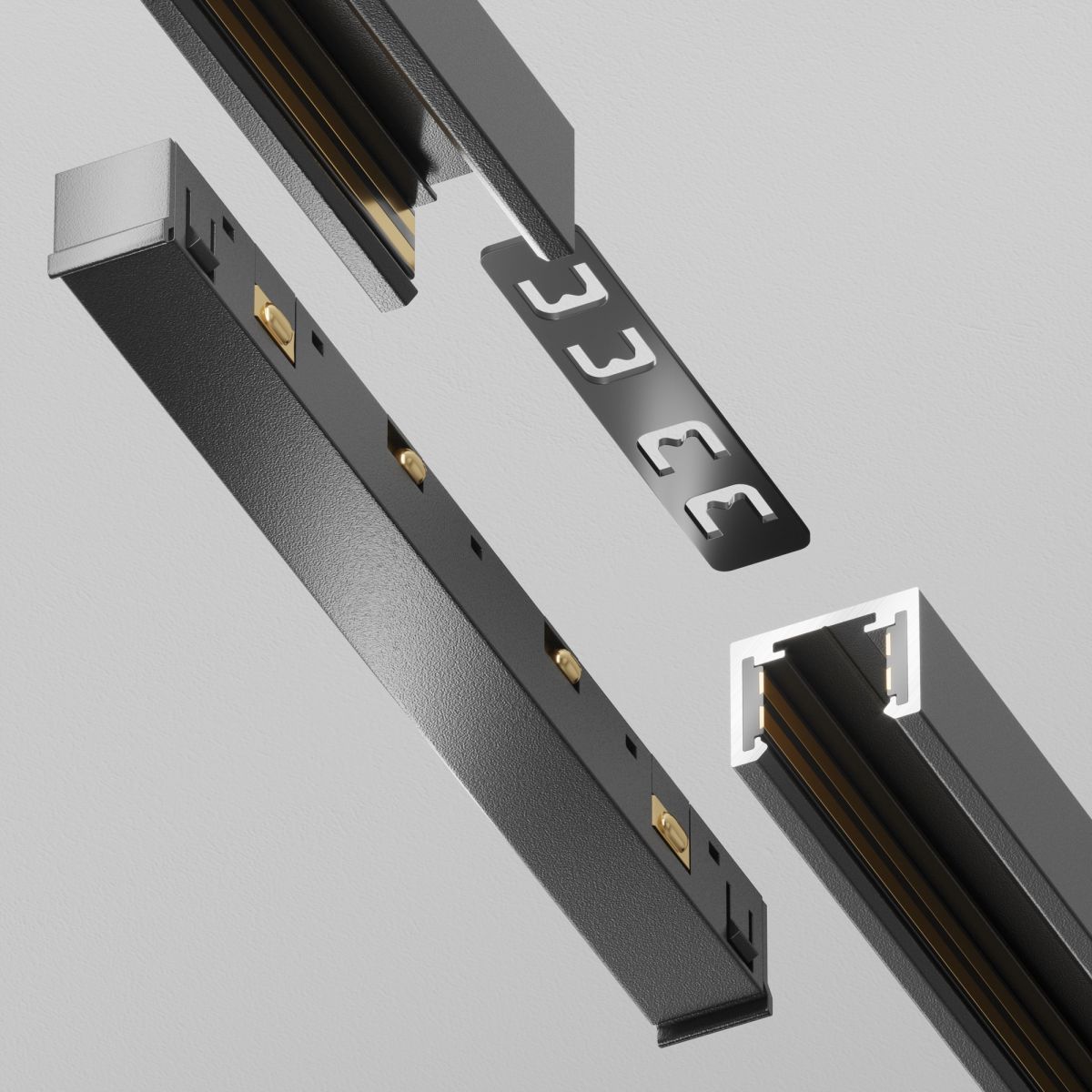 Коннектор питания прямой Exility X Maytoni TRA239PC-42B в #REGION_NAME_DECLINE_PP#