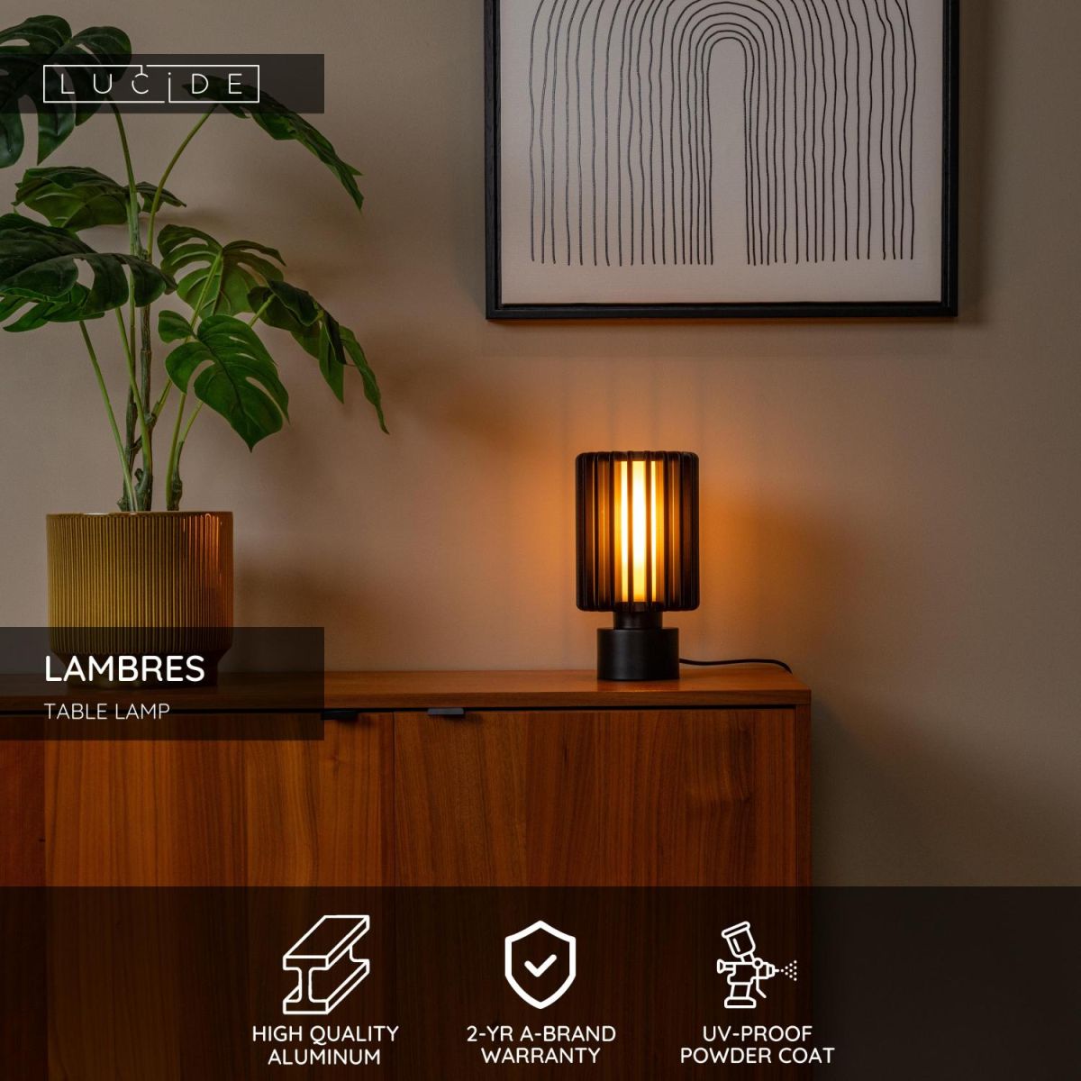 Настольная лампа Lucide Lambres 45510/01/30 в Санкт-Петербурге
