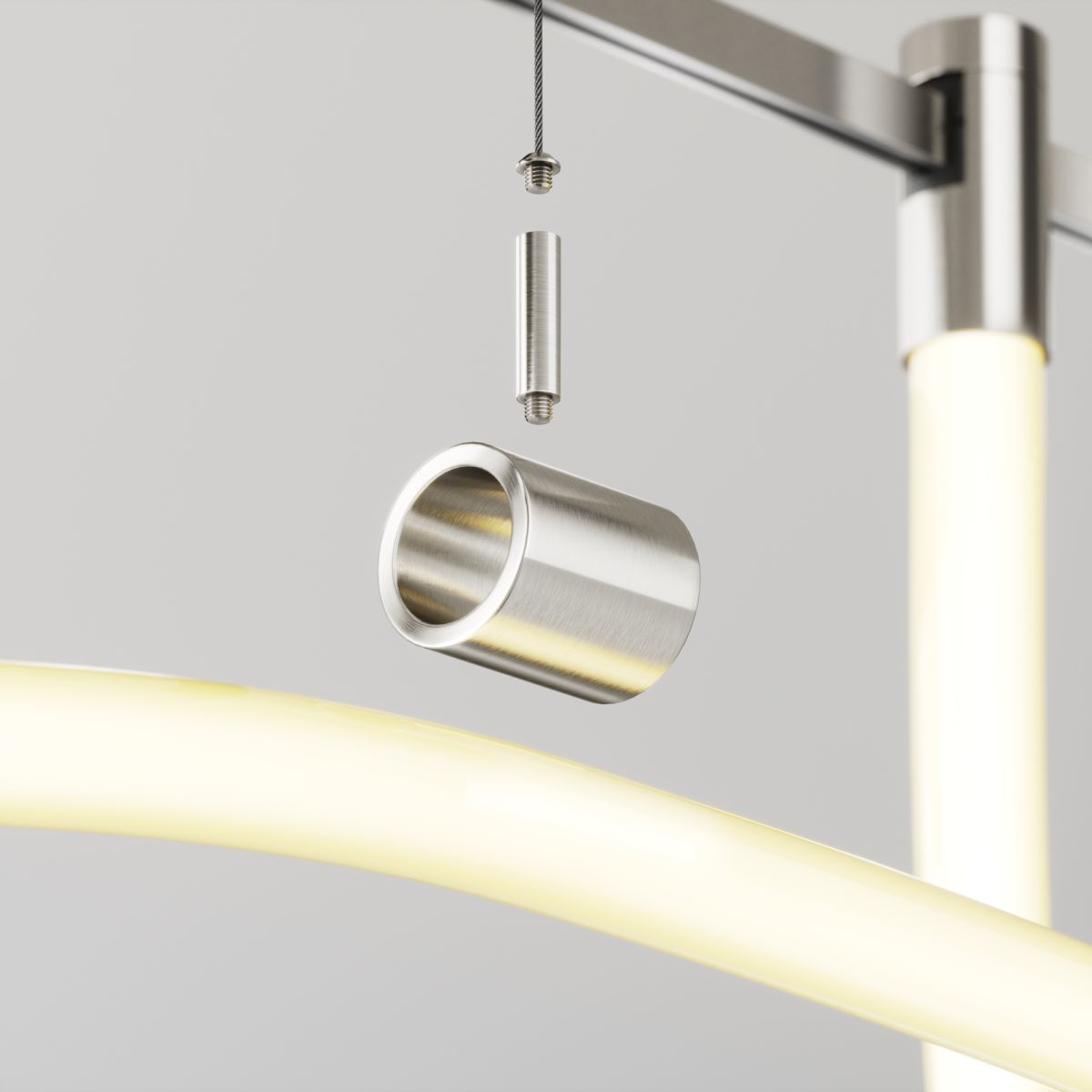 Потолочный коннектор с тросовым подвесом Maytoni Technical Tau TRA154CSW-1PT в Санкт-Петербурге