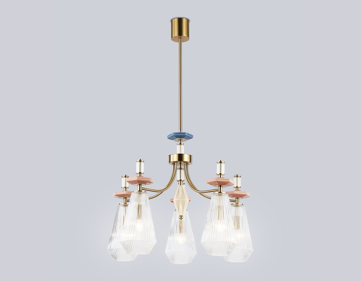 Люстра на штанге Ambrella Light High Light Ceramo Modern LH53183 в Санкт-Петербурге