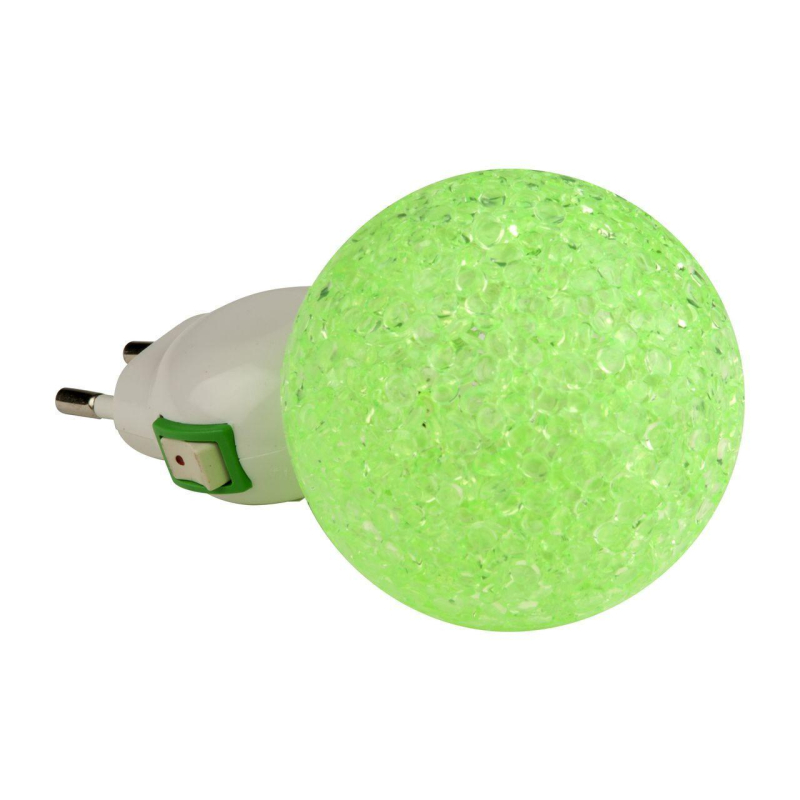 Настенный светодиодный светильник (10330) Uniel DTL-309-Шар/Green/1LED/0,1W в #REGION_NAME_DECLINE_PP#