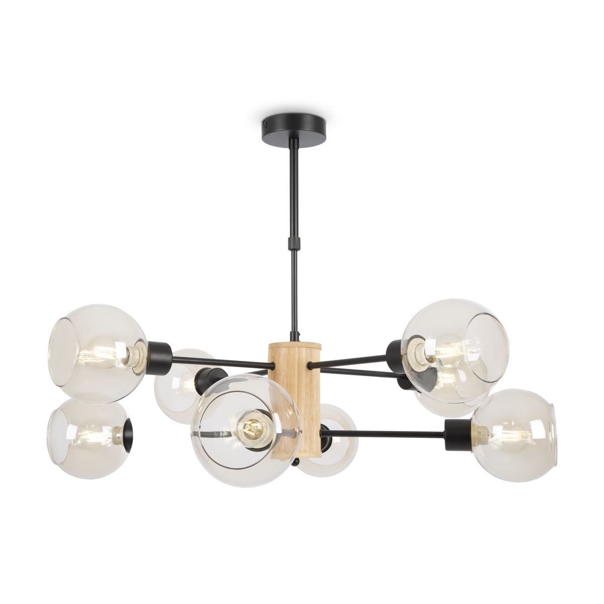 Люстра на штанге Freya Marvin FR5055PL-08B в Санкт-Петербурге