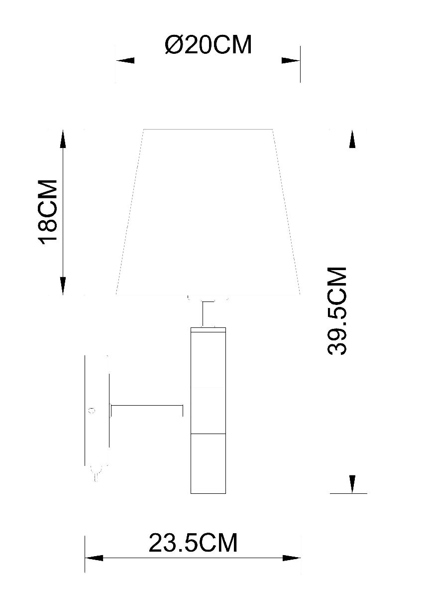 Бра Arte Lamp Robert A5066AP-1BK в Санкт-Петербурге