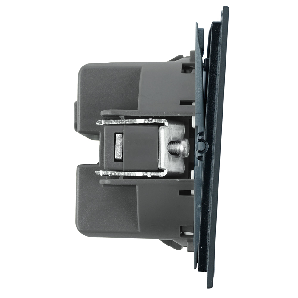 Выключатель 2-клавишный (механизм) Stekker Мия 250В 10А RSW10-3104-05 черный бархат 50443 в Санкт-Петербурге