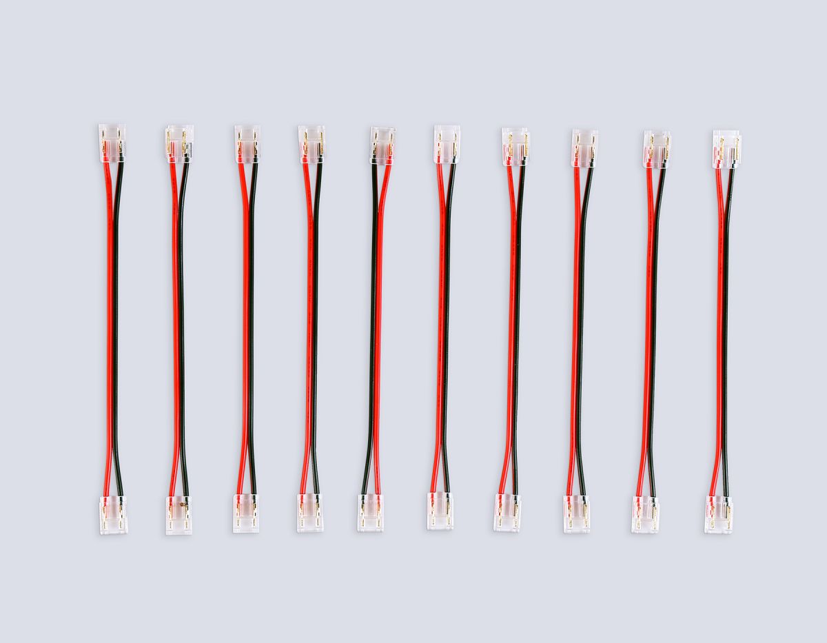 Соединитель гибкий двухсторонний Ambrella Light IlluminationCOB 12/24V для лент 8/10mm (2 конт.) (10шт. в комплекте) GS7895 в #REGION_NAME_DECLINE_PP#