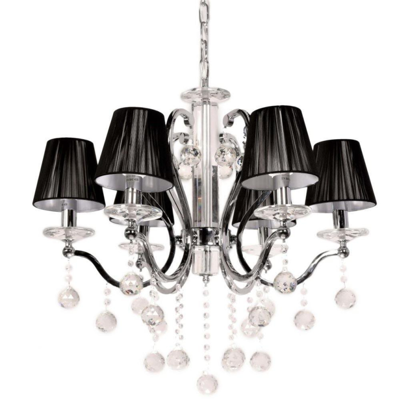 Подвесная люстра Lumina Deco Bellisica LDP 8033-6 BK в Санкт-Петербурге