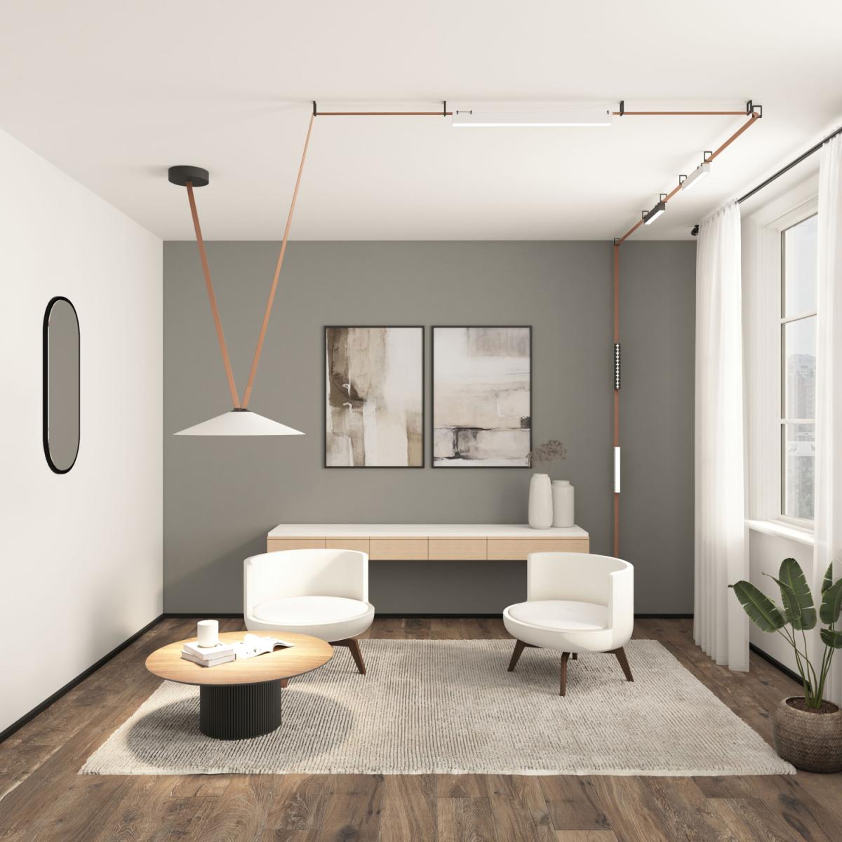 Трековый однофазный светильник Denkirs Belty linear DK5574-WH в Санкт-Петербурге