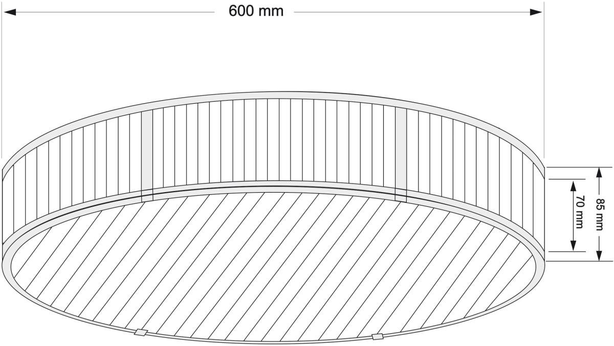 Потолочная люстра Kutek Lavone LAV-PLM-6(P)600-1 в #REGION_NAME_DECLINE_PP#