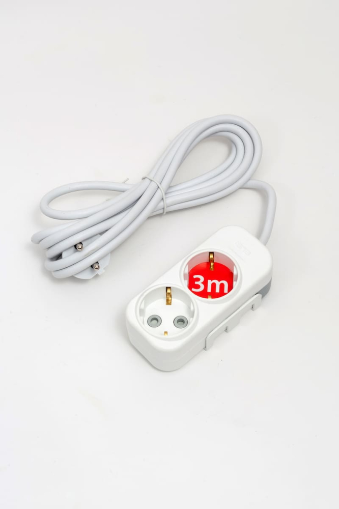 Удлинитель с/з 2вх с защитными шторками ELBI Myra 527-010203-211 в Санкт-Петербурге