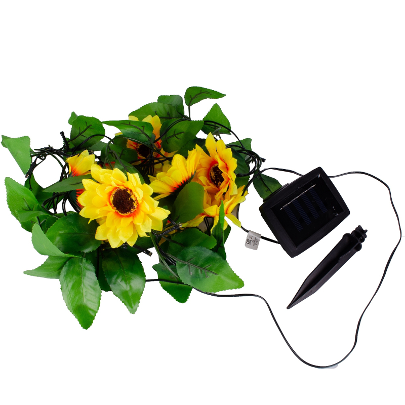 Садовая гирлянда на солнечной батарее Uniel USL-S-138/PT2300 SUNFLOWERS UL-00009377 в Санкт-Петербурге
