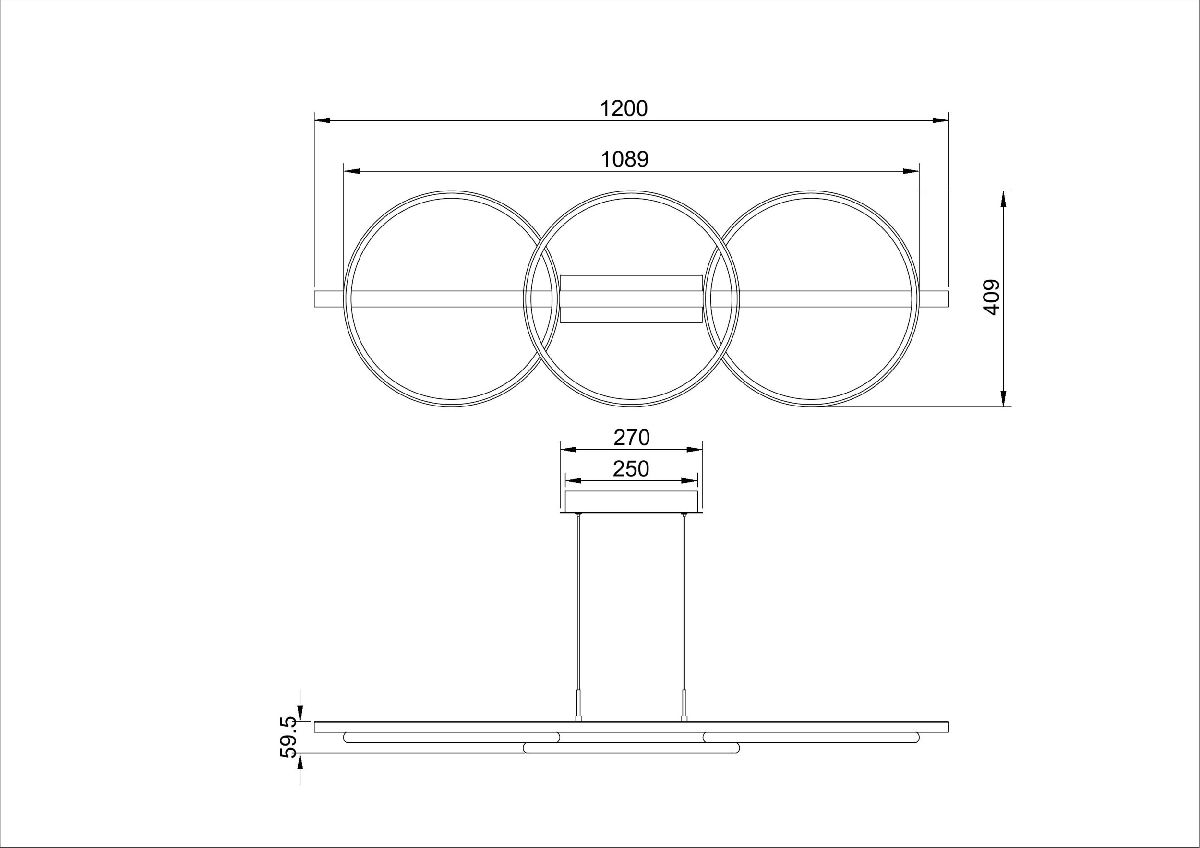 Подвесная люстра Arte Lamp Fluido A3913SP-24BK в Санкт-Петербурге