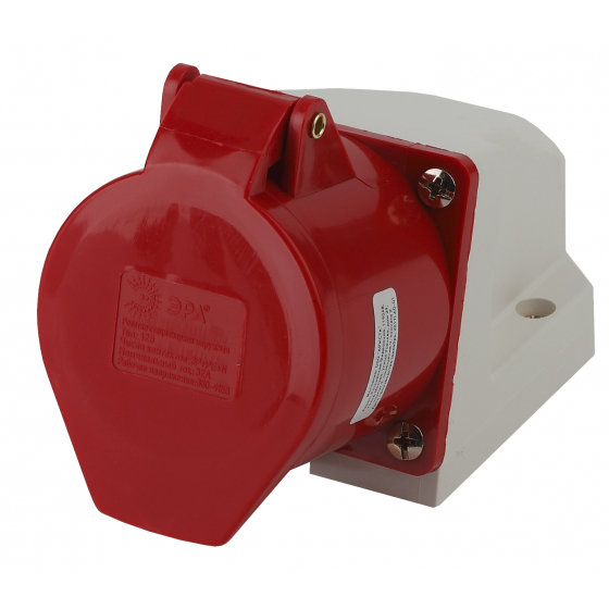 Розетка ЭРА R(OUT)-32-3P-PE-N-IP44 стационарная наружная 125 3Р+РЕ+N 32А 380В IP44 Б0032879 в Санкт-Петербурге