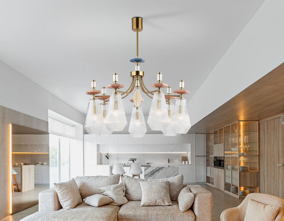 Люстра на штанге Ambrella Light High Light Ceramo Modern LH53184 в Санкт-Петербурге