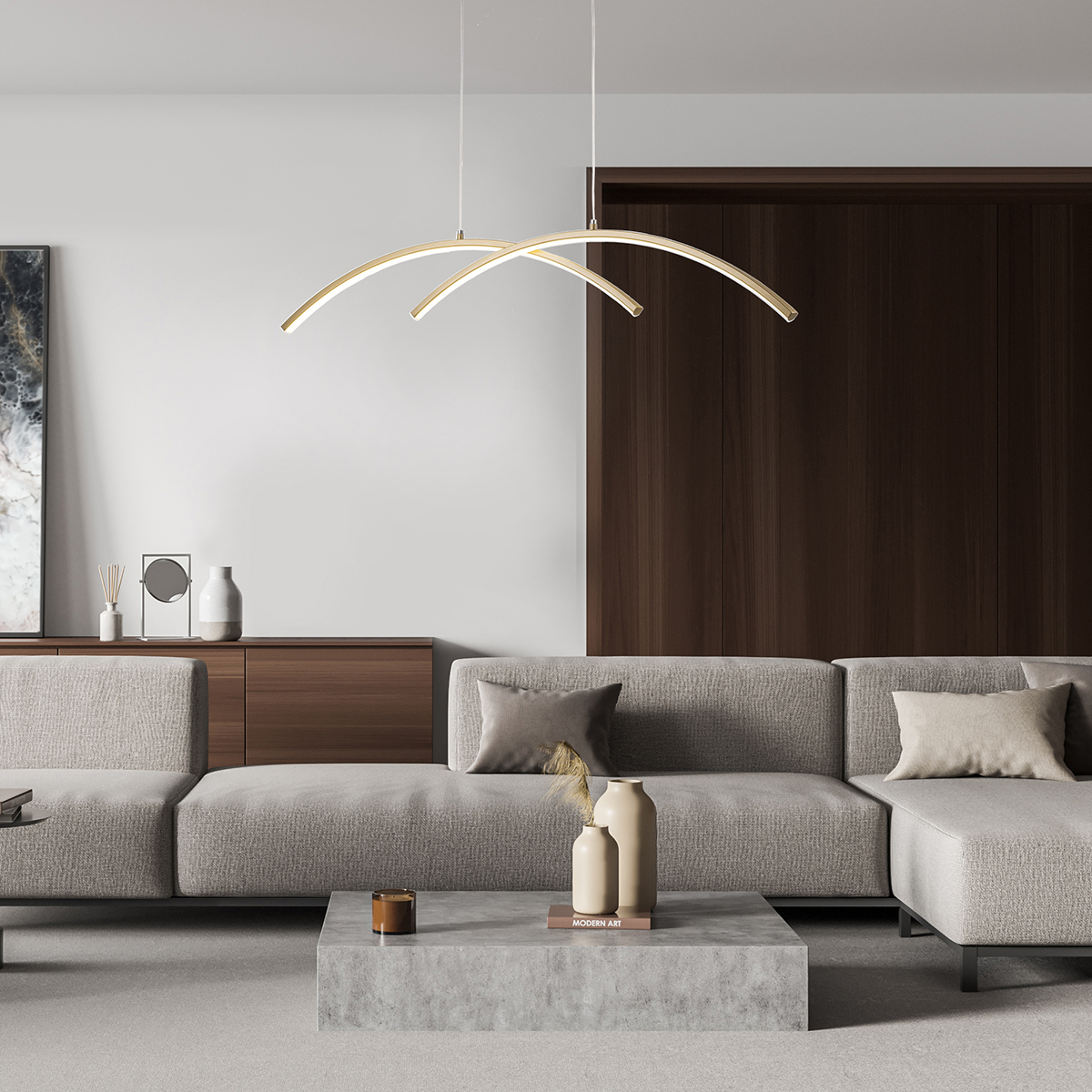 Подвесной светильник Escada Skyline 10212/S LED Gold в Санкт-Петербурге